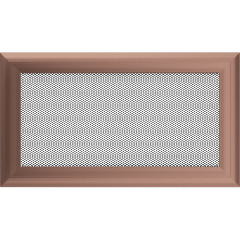 Камінна решітка Kratki Oskar мідна 17x30