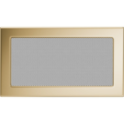 Камінна решітка Kratki 17x30 позолочена