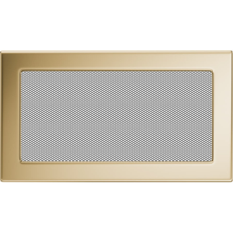 Камінна решітка Kratki 17x30 позолочена
