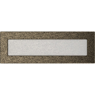 Камінна решітка Kratki 11x32 чорно-золота