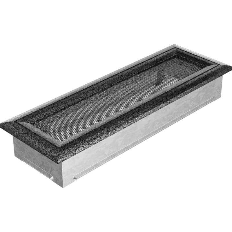 Камінна решітка Kratki Oskar чорно-срібна 11x32