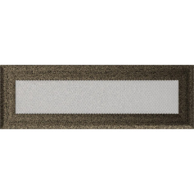 Камінна решітка Kratki Oskar чорно-золота 11x32