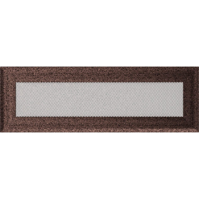 Камінна решітка Kratki Oskar мідна фарбована 11x32