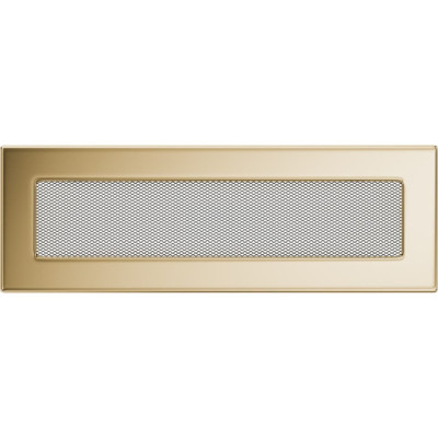 Камінна решітка Kratki 11x32 позолочена