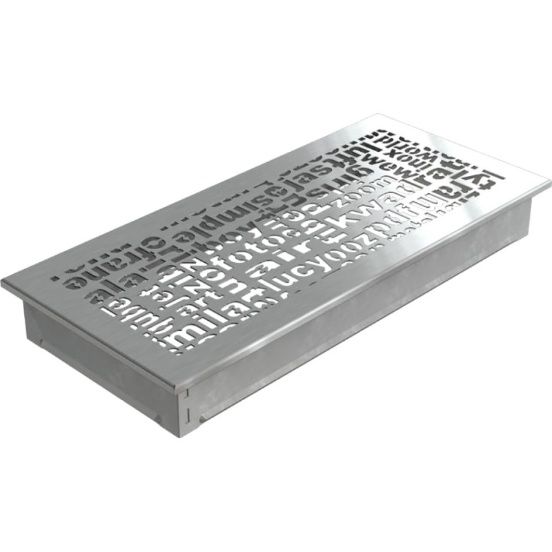 Камінна решітка Kratki ABC шліфована 17x37