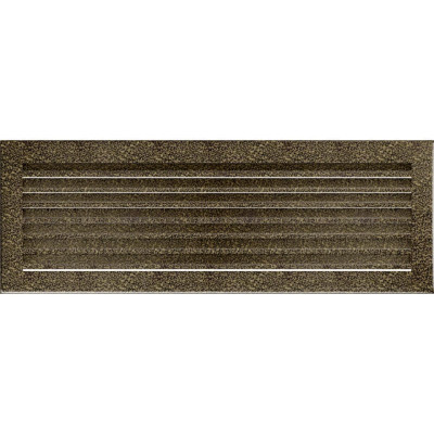 Камінна решітка Kratki FRESH чорно-золота 17x49