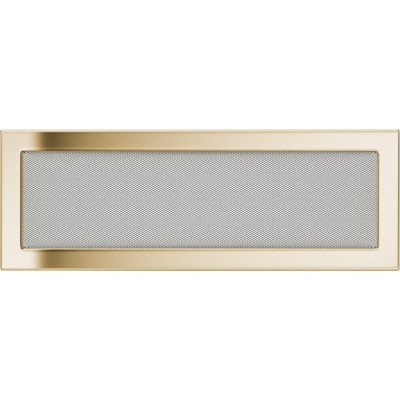 Камінна решітка Kratki 17x49 позолочена