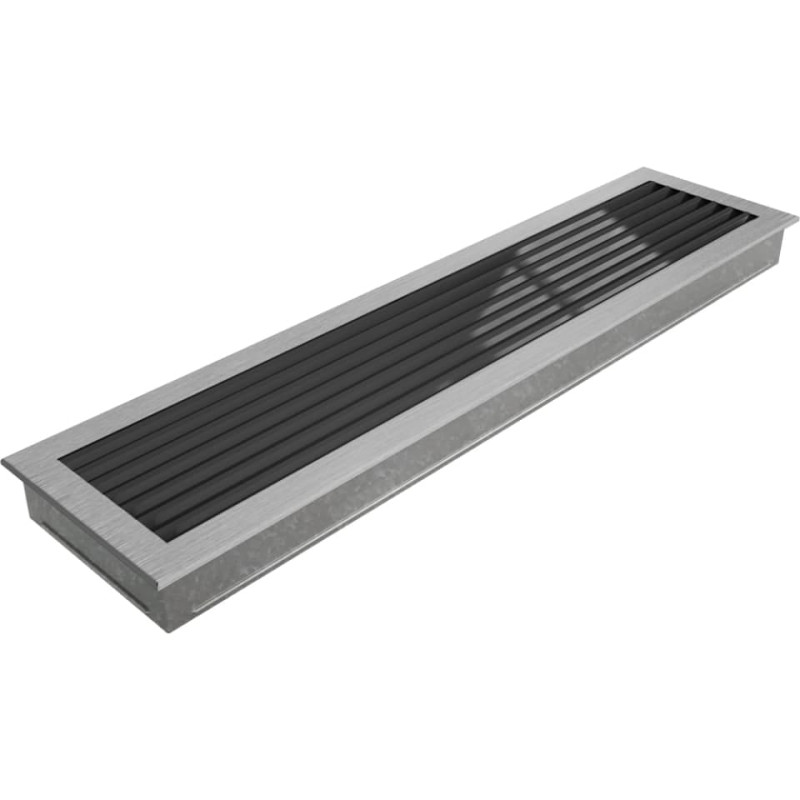 Каминная решетка Kratki FRESH шлифованная 17x70