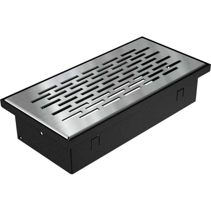 Камінна решітка Kratki FLOOR шліфована 9x20