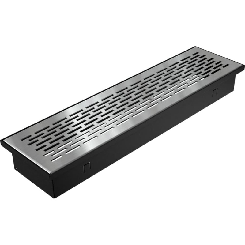Камінна решітка Kratki FLOOR шліфована 9x40