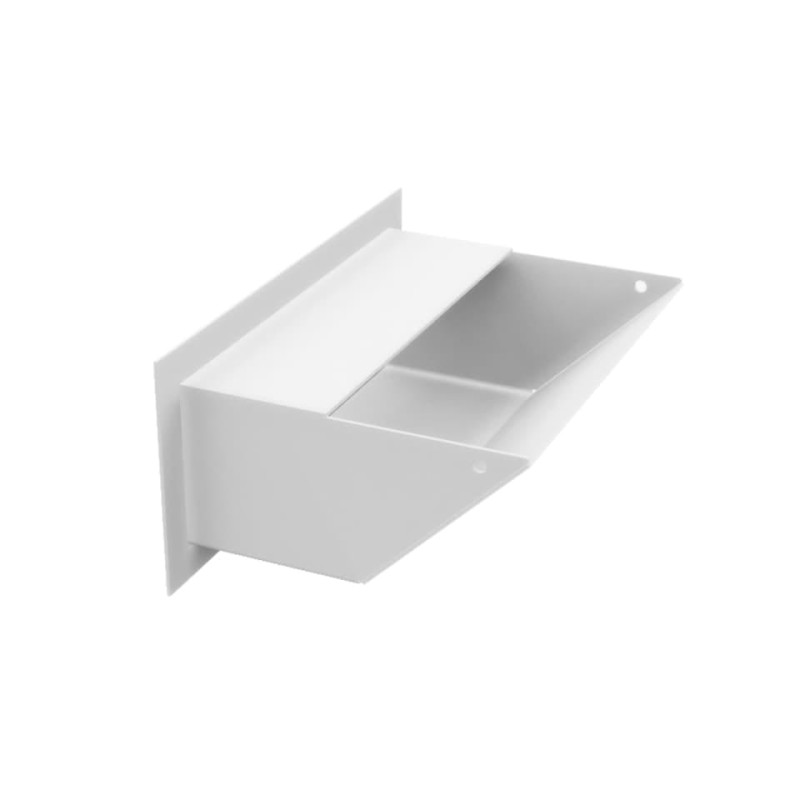 Камінна решітка Kratki LUFT Slim біла 9x20