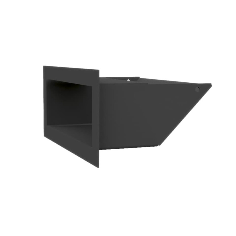Камінна решітка Kratki LUFT чорна 9x20