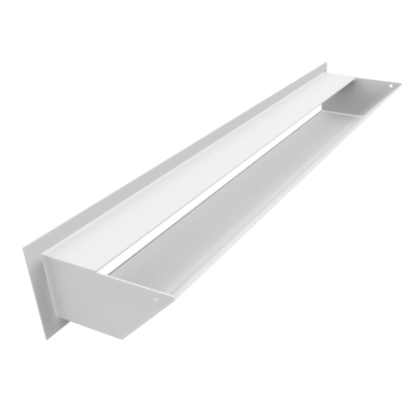 Камінна решітка Kratki LUFT Slim біла 9x60