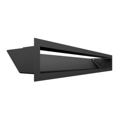 Камінна решітка Kratki LUFT Slim чорна 9x60