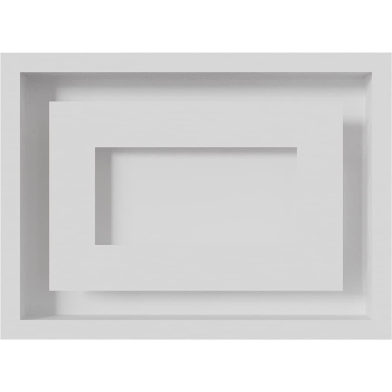 Камінна решітка Kratki WIND біла 22x30