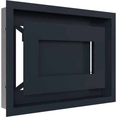 Камінна решітка Kratki WIND графітова 22x30