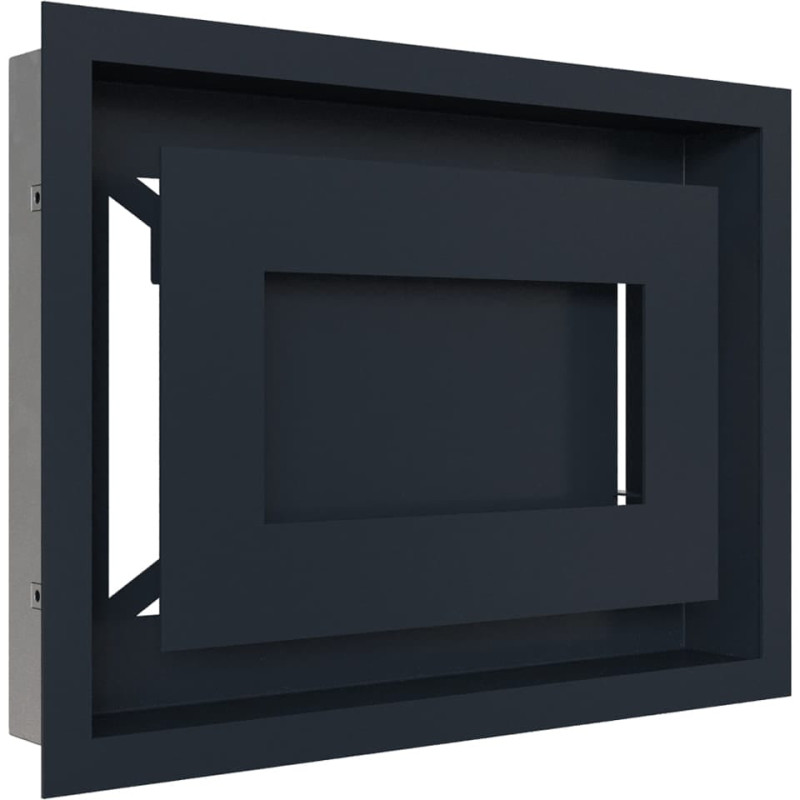 Камінна решітка Kratki WIND графітова 22x30