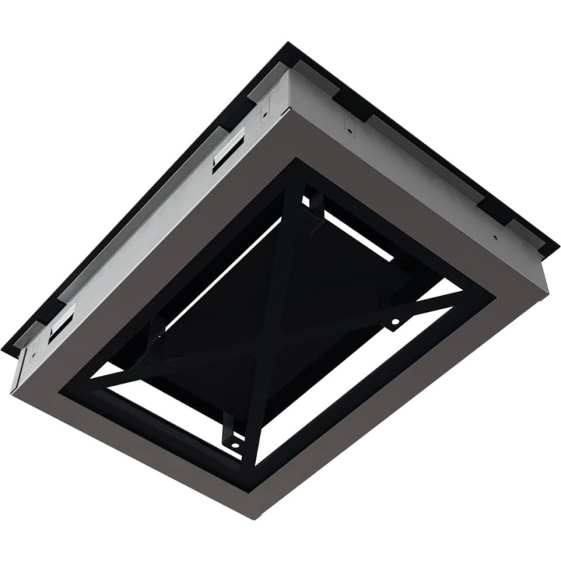 Камінна решітка Kratki WIND графітова 22x30