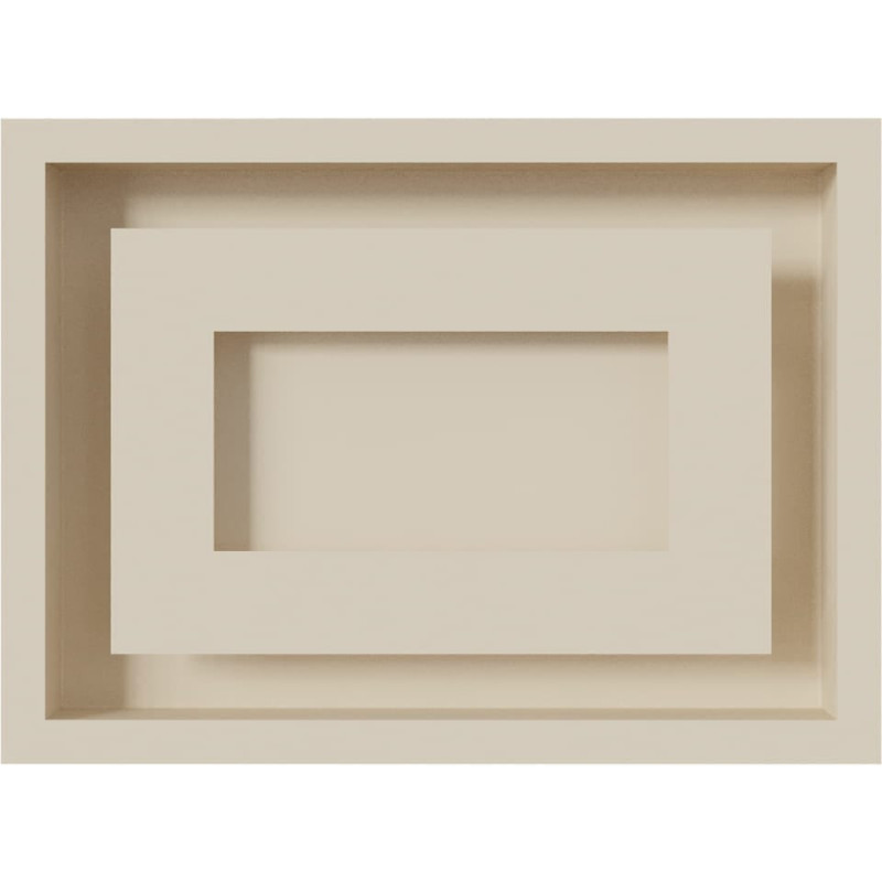 Камінна решітка Kratki WIND кремова 22x30