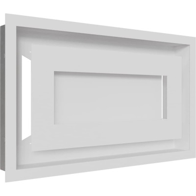 Камінна решітка Kratki WIND біла 22x37