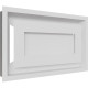 Камінна решітка Kratki WIND біла 22x37