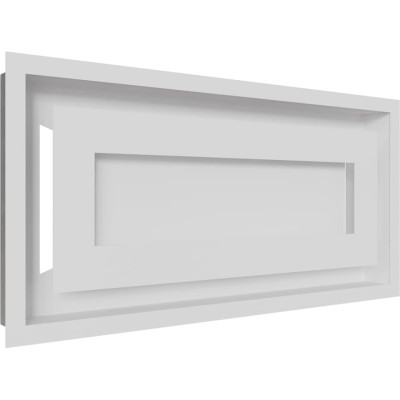 Камінна решітка Kratki WIND біла 22x45