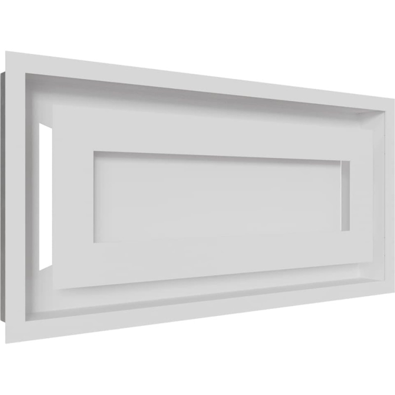 Камінна решітка Kratki WIND біла 22x45