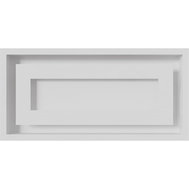 Камінна решітка Kratki WIND біла 22x45