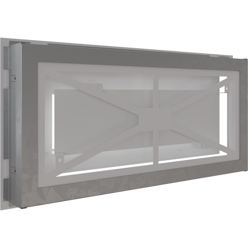 Камінна решітка Kratki WIND біла 22x45