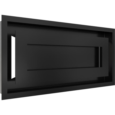 Камінна решітка Kratki WIND чорна 22x45