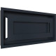 Камінна решітка Kratki WIND графітова 22x45