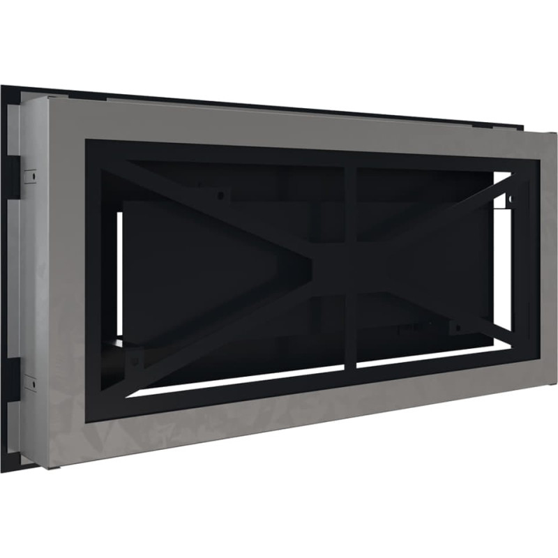 Камінна решітка Kratki WIND графітова 22x45