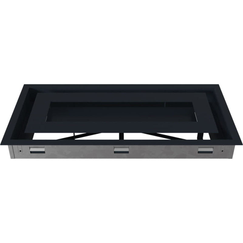 Камінна решітка Kratki WIND графітова 22x45