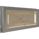 Камінна решітка Kratki WIND кремова 22x45