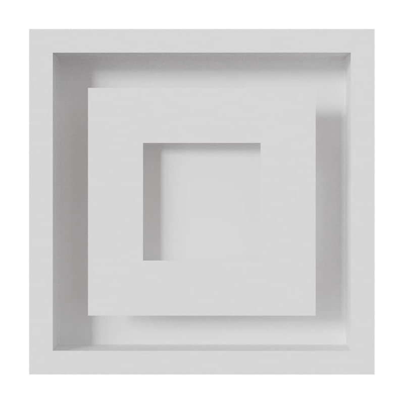 Камінна решітка Kratki WIND біла 22x22