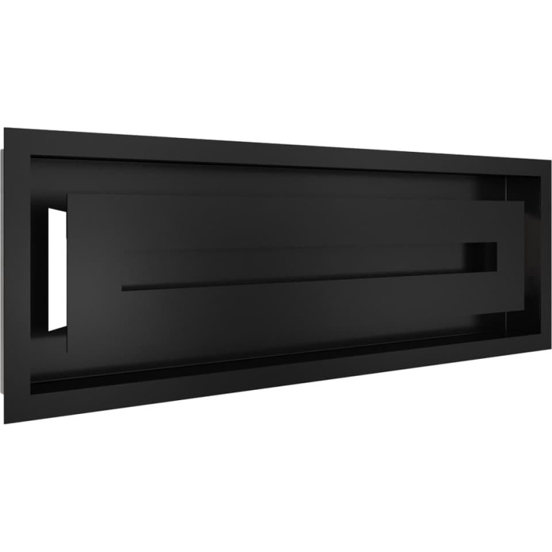 Камінна решітка Kratki WIND чорна 17x49