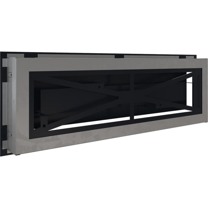 Камінна решітка Kratki WIND чорна 17x49