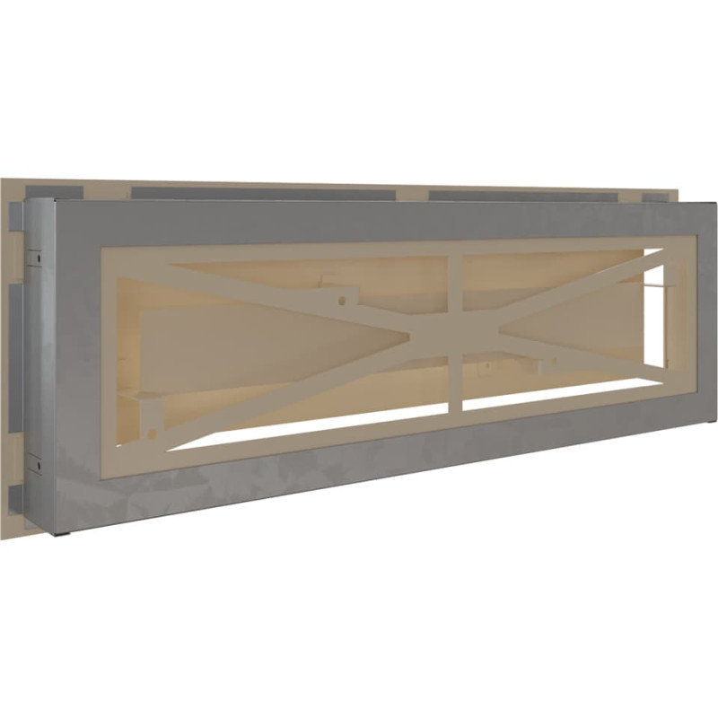 Камінна решітка Kratki WIND кремова 17x49